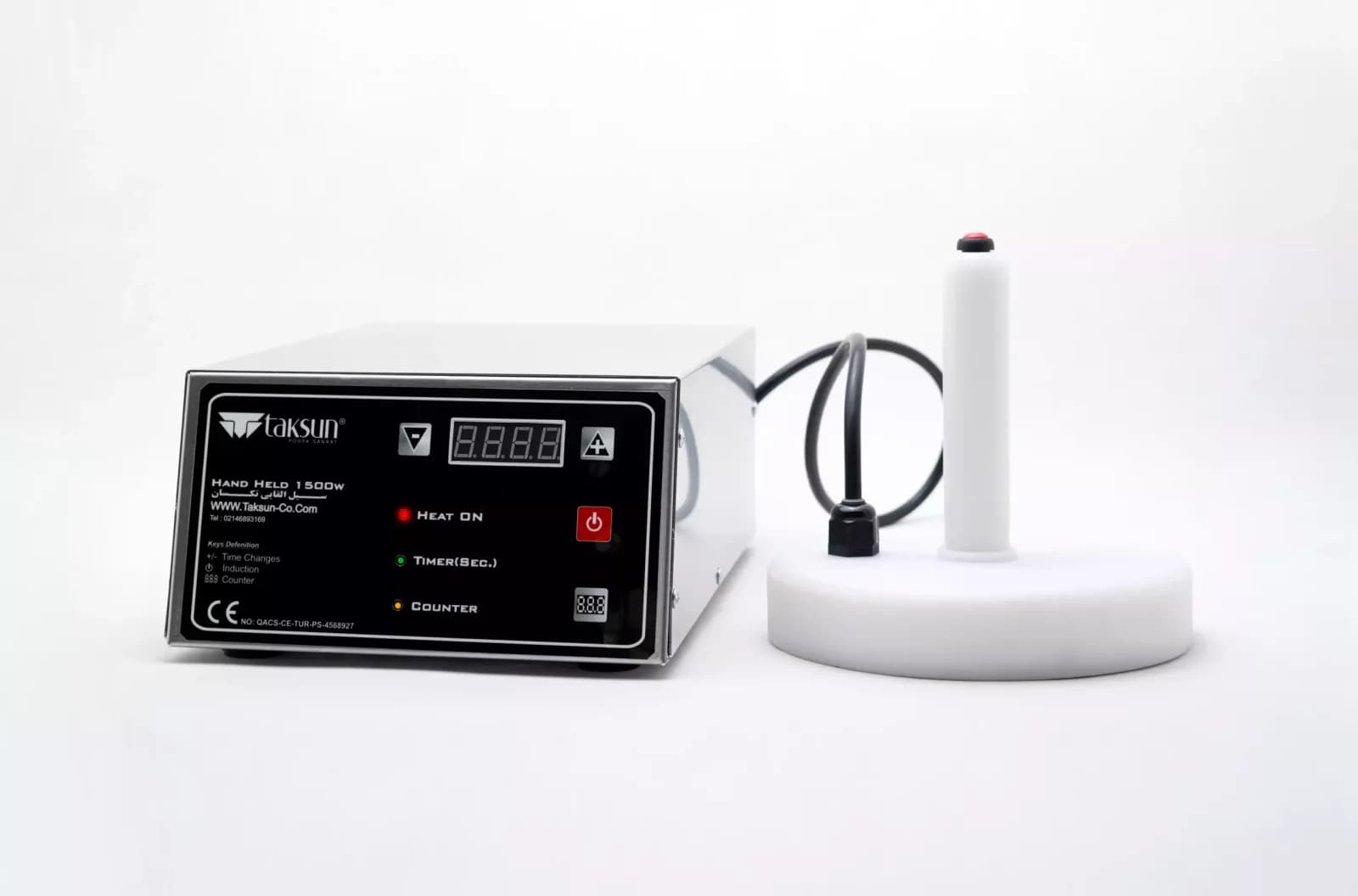 دستگاه سیل القایی دستی تکسان هد خیلی بزرگ - Taksun Hand held 1500 CapSealer VeryBigHead